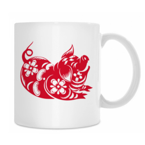 Кружка с принтом Символ года