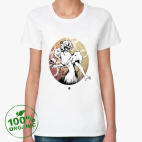 Женская футболка органик