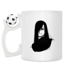Кружка с футбольным мячиком