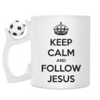 Кружка с футбольным мячиком