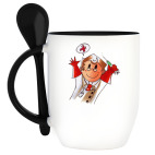 Кружка с ложкой