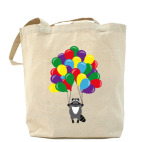 Енот с шариками