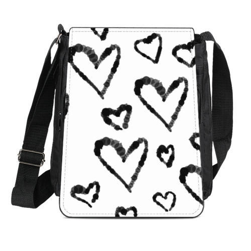 Сумка-планшет с принтом Сердце