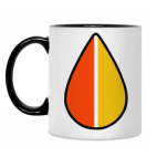 Кружка двухцветная