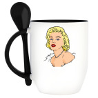 Кружка с ложкой