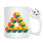 Кружка с футбольным мячиком