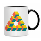 Кружка двухцветная