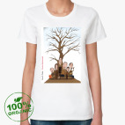 Женская футболка органик