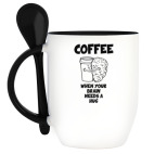 Кружка с ложкой