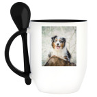 Кружка с ложкой