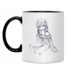 Кружка двухцветная