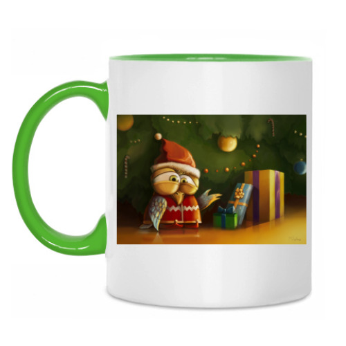 Кружка с принтом Птенец