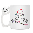 Кружка с футбольным мячиком