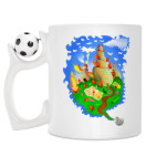 Кружка с футбольным мячиком