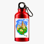 Металлическая бутылка 400 мл UV-DTF