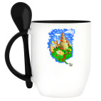 Кружка с ложкой