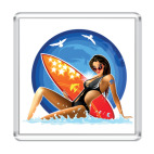 Девушка с Серфом