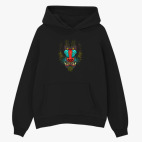 Толстовка худи оверсайз