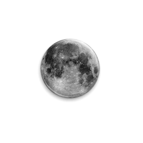 Значок 25мм с принтом The Moon