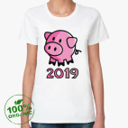 Женская футболка органик