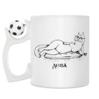 Кружка с футбольным мячиком