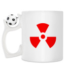 Кружка с футбольным мячиком