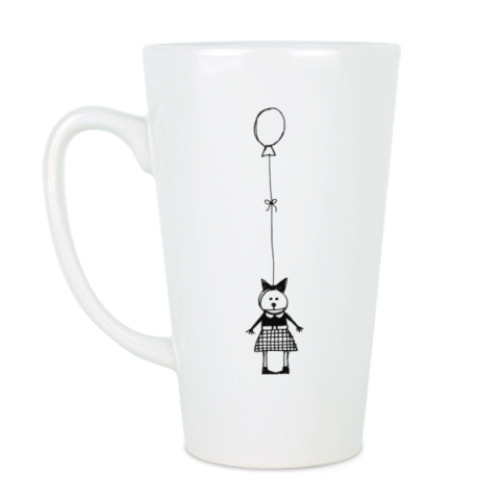 Чашка Латте с принтом Funny Girls