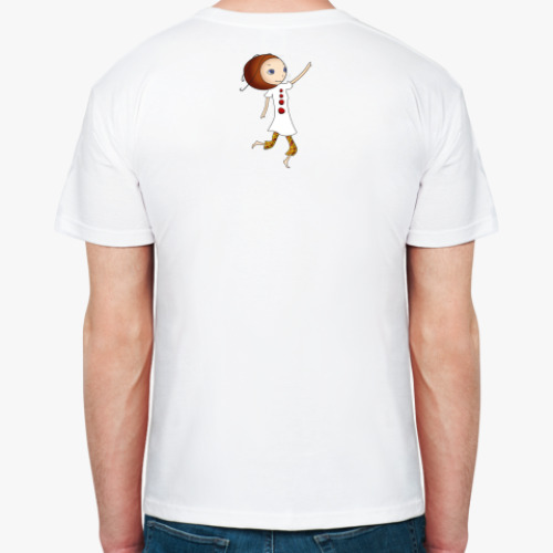 Футболка с принтом история про девочку