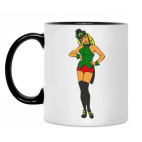 Кружка двухцветная