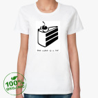 Женская футболка органик