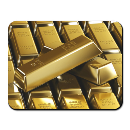 Коврик для мыши с принтом Золото