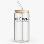 Банка с бамбуковой крышкой