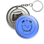 Будильник на синем фоне