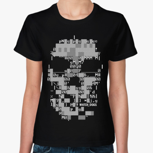 Женская футболка с принтом Watch Dogs DedSec