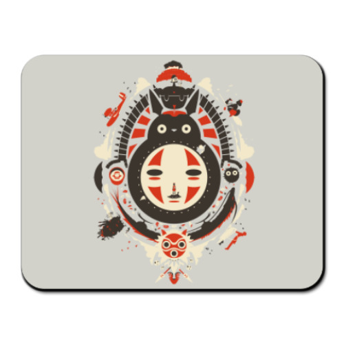 Коврик для мыши с принтом Фильмы Мияздаки