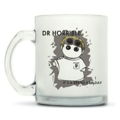 Кружка матовая с принтом Dr Horrible