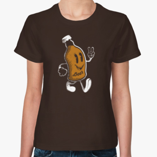 Женская футболка с принтом Герой веселья (hero of fun)