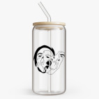 Банка с бамбуковой крышкой