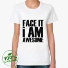 Женская футболка органик