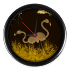 Настенные часы (без цифр) Flamingo