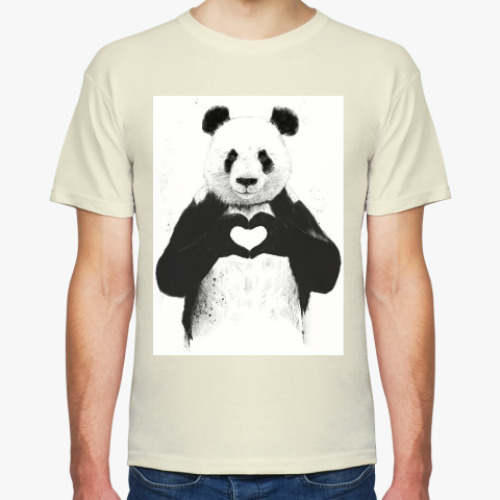 Футболка с принтом Панда