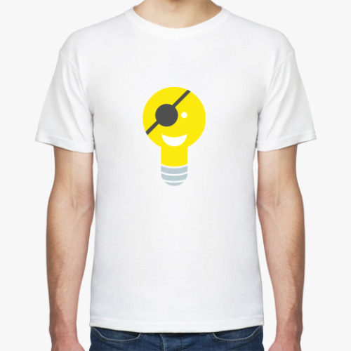 Футболка с принтом Лампочка