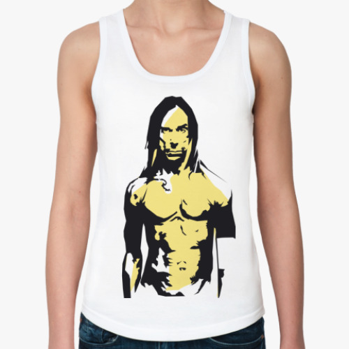 Женская майка с принтом Iggy Pop