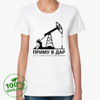 Женская футболка органик