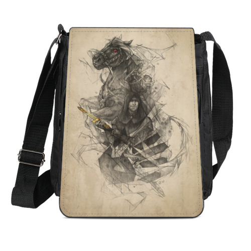 Сумка-планшет с принтом TES Oblivion