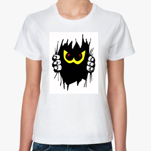 Классическая футболка с принтом Душа