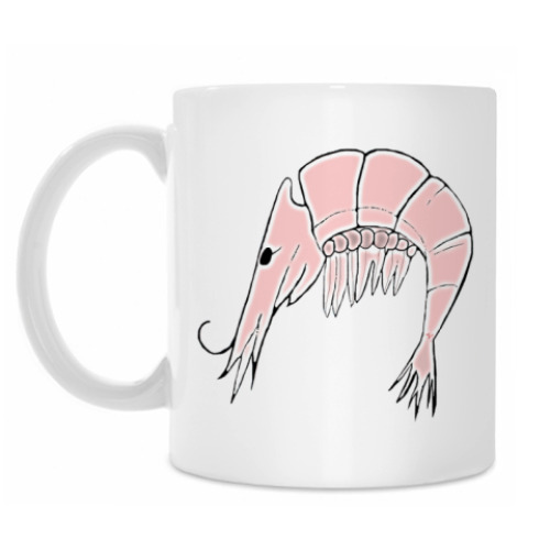 Кружка с принтом Креветка