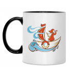 Кружка двухцветная