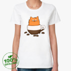 Женская футболка органик