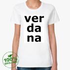 Женская футболка органик